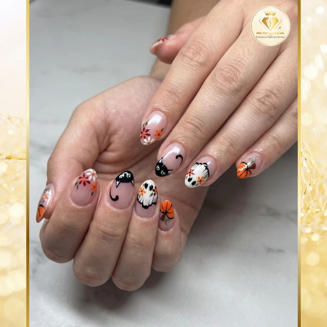 Gel nails art